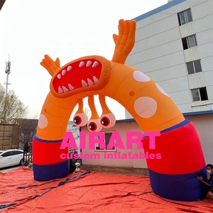 Xiếc đảo ngược chú hề Inflatable đôi mắt lớn Cổng Tò Vò cửa với LED chiếu sáng - Product Image 5