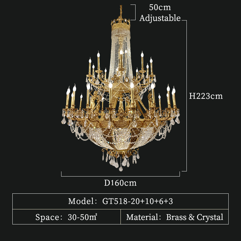 20+10 lights: D160 H223cm