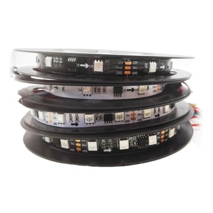 Tira de luz LED direccionable RGB de alta eficiencia IP67 Control remoto Decoración al aire libre WS2811 IC Cuerpo de cobre Entrada DC12V - Product Image 1