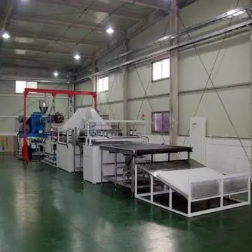 Hava çekirdekli polimer bobin yatak ekstrüzyon makinesi, plastik yatak üretim hattı