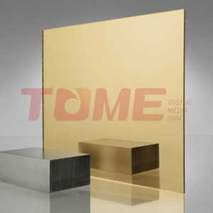 1mm 2mm 3mm Gold Mirror Acrylic Sheet Cut to Size - Product Image 2