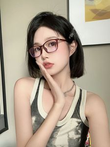 TR90 Retro gözlük çerçeve anti-mavi ışık düz Lens Unisex renkli yuvarlak stil katı desen tüm yüz şekli okuma için maç - Product Image 4