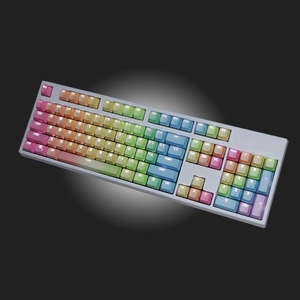Reemplazo de la cubierta del teclado mecánico, accesorio con retroiluminación PBT, Color a juego, variedad de colores, interruptores Cov, novedad de 104 Uds. - Product Image 6