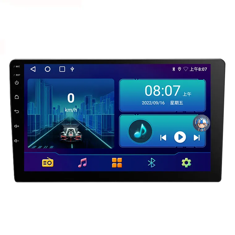 Phổ 9 inch 2 din Android 10 "đài phát thanh xe phổ autoradio 7 pulgadas DVD Xe Máy nghe nhạc 8163 autoestereo Android