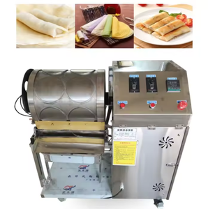L-High Productivity Beijing Roast Duck <strong>Crust</strong> Maker Spring Roll Leather Machine Pancake Crepe <strong>Forming</strong> Machine-<strong>New</strong> for Factory Use - Product Image 2