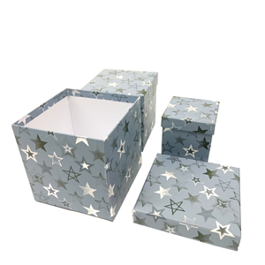 Caja de embalaje de regalo portátil, conjunto de cajas de regalo con anidadas cuadradas multicolor para cumpleaños, boda, San Valentín, Extra grande - Product Image 6