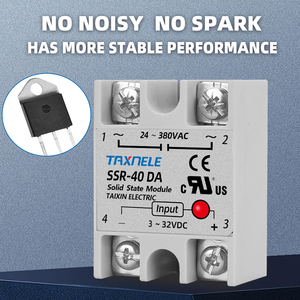 Single Phase Solid State <strong>Relay</strong> SSR-40DA SSR-25DA SSR-10DA DC to AC 3-32VDC <strong>Input</strong> 24-380VAC <strong>Output</strong> Solid State <strong>Relay</strong> <strong>Module</strong> - Product Image 5