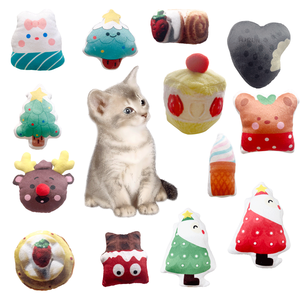 キャットニップでおもちゃを遊ぶ工場安いぬいぐるみインタラクティブ猫 - Product Image 1