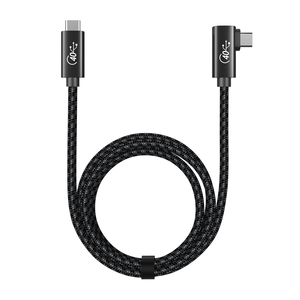 Thunderbolt kablosu için PD100W L boyutu usb tipi c koaksiyel kablo akıllı emark çip 40Gbps usb veri kablosu - Product Image 2