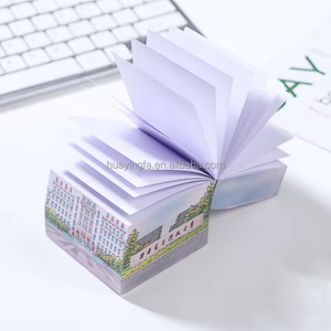 2024 Nuevas ideas de productos Bloc de notas de bloque personalizado de alta calidad Impresión de 4 lados Paleta de madera Notas adhesivas para promociones - Product Image 4