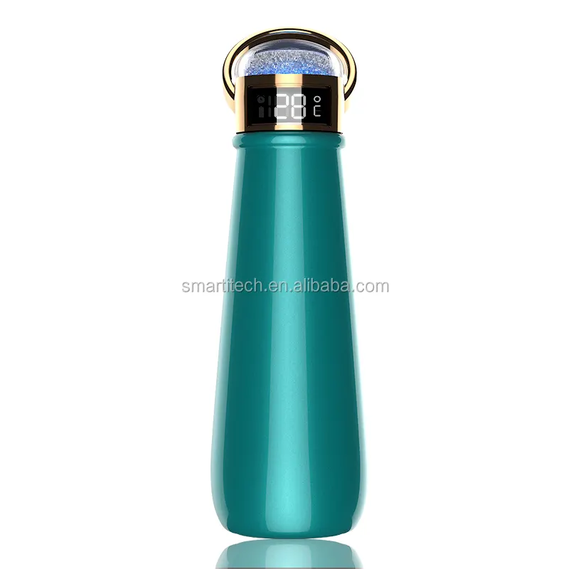 La bottiglia Thermos intelligente in acciaio inossidabile 304 con tazza intelligente portatile per vuoto di salute con Display della temperatura può mantenere l'acqua calda o fredda 24