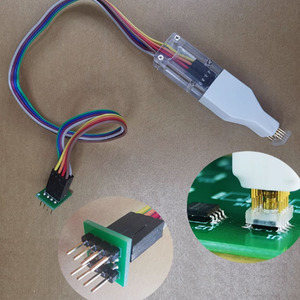 SOP8 Programming Clip <strong>BIOS</strong> In-Circuit Programming Cable Flash Read/Write SOIC8 <strong>Test</strong> Clip with Spring Pins On-Board Programming - Product Image 1