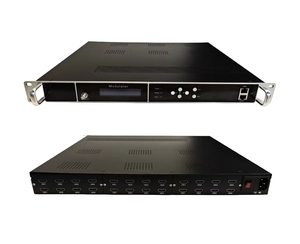 H264 H265 8/12/16/20/24 Channel Hd <strong>Input</strong> and Rf <strong>Output</strong> Video Multiplexer for Broadcast Tv Iptv Systems Encoder HD1.4i to <strong>Ip</strong>