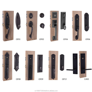 Özelleştirilmiş tek dış giriş ferforje kapı iki yan pencereler Modern tasarım salıncak açık tarzı su geçirmez otel için - Product Image 6