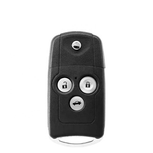 3 düğme Flip araba uzaktan anahtar kabuk Fob Transponder kapak Honda Acura Civic Accord caz CRV HRV anahtar kılıf konut yedek - Product Image 1