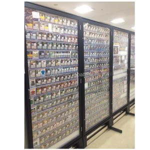Thương mại bóng chày và kinh doanh thẻ đứng hiển thị shelve trưng bày thẻ thể thao cửa hàng gỗ hiển thị trường hợp - Product Image 2