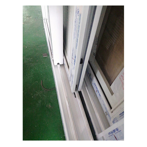 Ventana corredera ciega personalizada, Marco upvc/pvc con vidrio doble seguro - Product Image 4