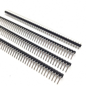 1x 40 Pin 2.54 mm Right Angle Single Row Pin <strong>Header</strong> Male 90 Degrees Needle Connector - Product Image 2