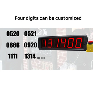 Factory Direct Beliebte Tastens teuerung Digitaler Countdown-Timer Programmier bare 4-stellige Zeitnummern anzeige LED 10s Challenge Timer - Product Image 3