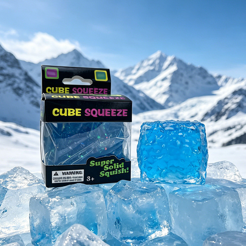 Maltose Squishy Toy - Honeycomb (Blue)