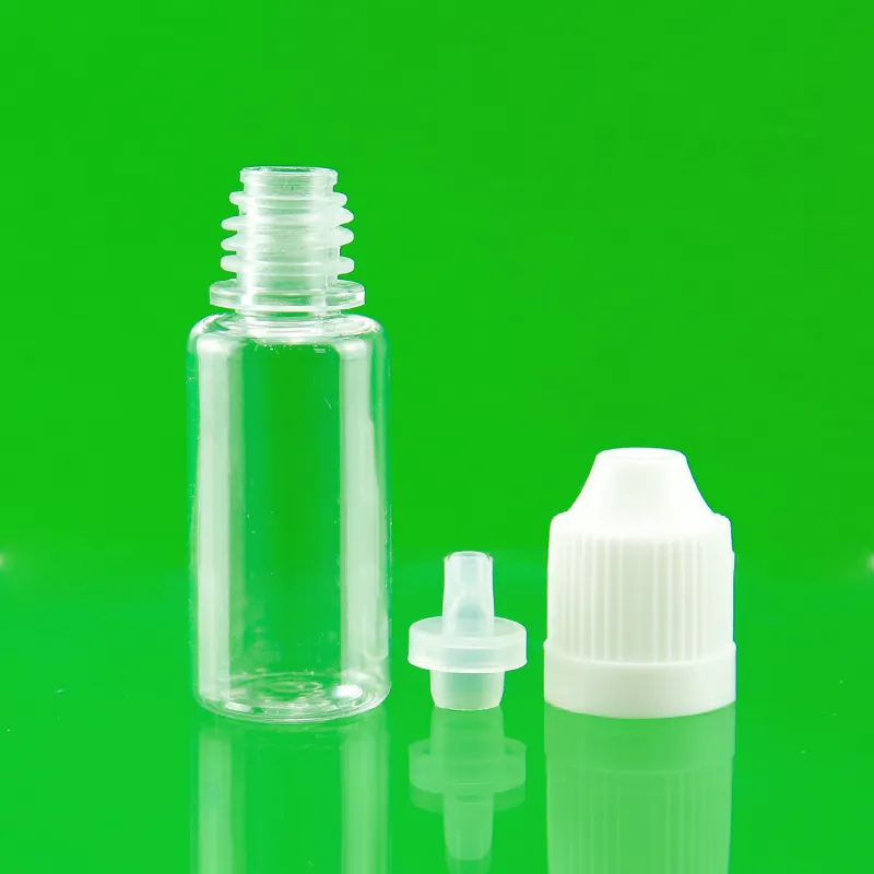 5ml 8ml 10ml 15ml 20ml 30ml 60ml LDPE Squeeze botella cuentagotas de plástico para limpiador de gotas de ojos líquido removedor de pegamento de peluca