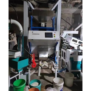 Cámara CCD clasificador de color arroz maní grano café máquina clasificadora de color óptico