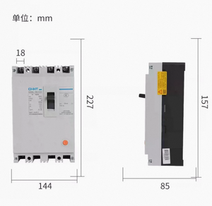 Customized <strong>400A</strong> Molded Case Circuit Breaker 4 Wire 4P Earth Leakage Switch - Product Image 3