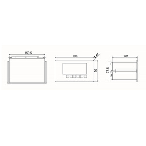Trọng lượng hiển thị điều khiển <span class=keywords><strong>XK3190</strong></span>-<span class=keywords><strong>C602</strong></span> trạm trộn đảm bảo điều khiển cụ ổn định Trọng lượng hiển thị điều khiển - Product Image 4
