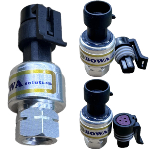 Sensor de presión de 0 ~ 12barG (salida de 0,5 ~ 4.5Vdc) por fuente de alimentación integrada de 5Vdc que proporciona soluciones económicas de señales analógicas para HVAC/R - Product Image 2