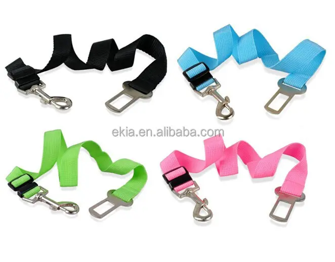 Seatbelt Harness Leash Clip Pet Dog Car Belt Security Keep Your Dog Safe When Drives High Quality Universal Nylon Dog Seat Belt