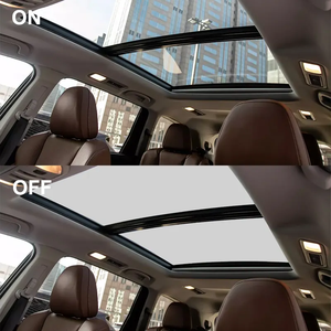 すべての車のモデルに適しています車の窓用のスマートな粘着性PDLCフィルム黒色の色合いスマートカーウィンドウガラスPDLCフィルム