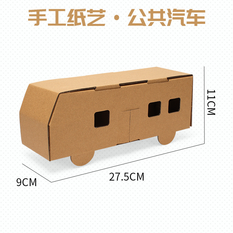 Handmade diy bus with instructions