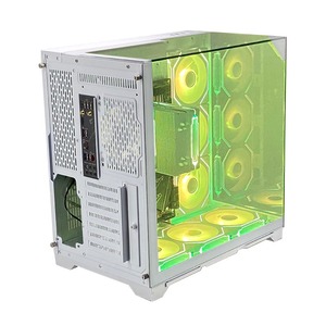 Pcooling Настольный игровой чехол для ПК с полным корпусом для компьютера Atx / M-Atx / Mini-Itx под заказ закаленное стекло черный цвет чехол для ПК - Product Image 4