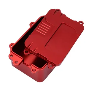 Metall ausrüstung sbox Radio empfänger box für Axial SCX10 RC Track Car Frame Chassis Kit Upgrade-Zubehör - Product Image 2