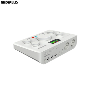 Midiplus Routist R4 profesional 2 canales USB estudio tarjeta de sonido grabación 24 Bit 192Khz interfaz de Audio para transmisión en vivo - Product Image 4