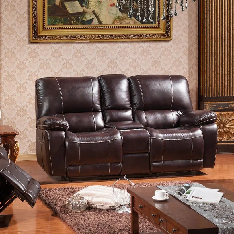 TH Furniture Modern VIP Watch TV Home Theater divano sedia reclinabile elettrica con sedili singoli spessi e schienale per soggiorno