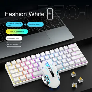Wired E-Sports Game Office <strong>Notebook</strong> Desktop Computer Accessories Mechanical <strong>Keyboard</strong> Mouse Set Macro Virtual <strong>Keyboard</strong> - Product Image 4