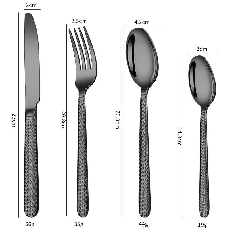 Ensemble 4 pièces noir