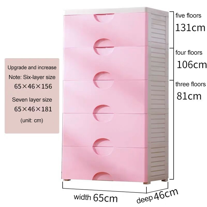 Cajón único rosa (aumentado)