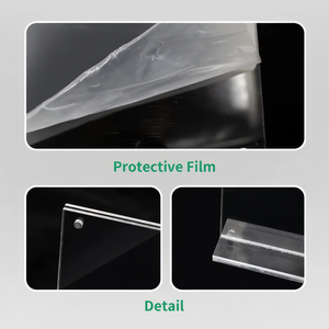 Custom Size Acrylic QR <strong>Code</strong> L or <strong>T</strong> Shape Display Stand for Pay Sign Payment QR <strong>Code</strong> Paper Holder - Product Image 2