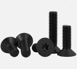 M3 M4 Đen Oxide 10.9 Grade Carbon Thép Torx Ổ Cắm Chìm Đầu Phẳng Máy Bu Lông Vít - Product Image 4
