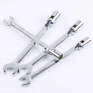 多功能14毫米一开端组合扳手手动工具柔性头1/4 ”套筒扳手 - Product Image 5