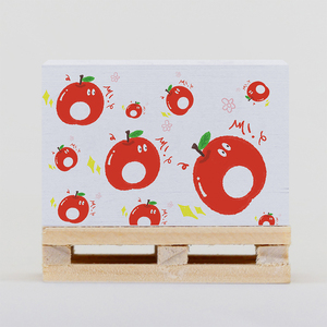 Custom Sticky Note Cube on Wooden Pallet <strong>Block</strong> <strong>Notepad</strong> Sticky Note With Customize Printing - Product Image 3