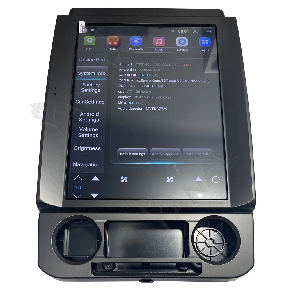 12.1 인치 Android13 헤드 스테레오 비디오 자동 멀티미디어 플레이어 GPS 네비게이션 Carplay 자동차 라디오 포드 F150 F-150 2016-2021