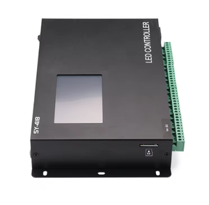 SY-418 Сенсорный Музыкальный контроллер DMX To SPI AC100V- 240V 8 каналов DMX512 программируемый цифровой светодиодный контроллер - Product Image 3