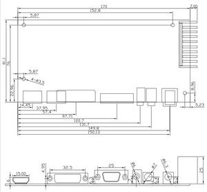2662V2.0 <strong>TFT</strong> LCD controller board support DVI, <strong>VGA</strong>, AV support 1920*1440 with 60HZ dual/single LCD panel,LCD driver board - Product Image 4