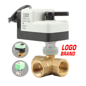 2线开关型12V 24V 220电动控制执行器，带DN15 DN20 DN25 DN32 DN40 DN50电动黄铜不锈钢阀 - Product Image 4