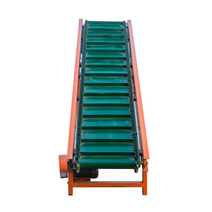 BTSSD Green PVC Belt Conveyor for <strong>Loading</strong> &amp; <strong>Unloading</strong> Climbing Conveyor for Fiber Cutter Equipment