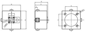 MLC5903Bロボットアーム3軸多軸力センサーロードセル - Product Image 4