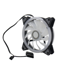 Ventilador de diseño funcional de doble bucle para juegos de pc, 12v, rgb, funda de ordenador de escritorio, Enfriador de pc de 120mm para escritorio
